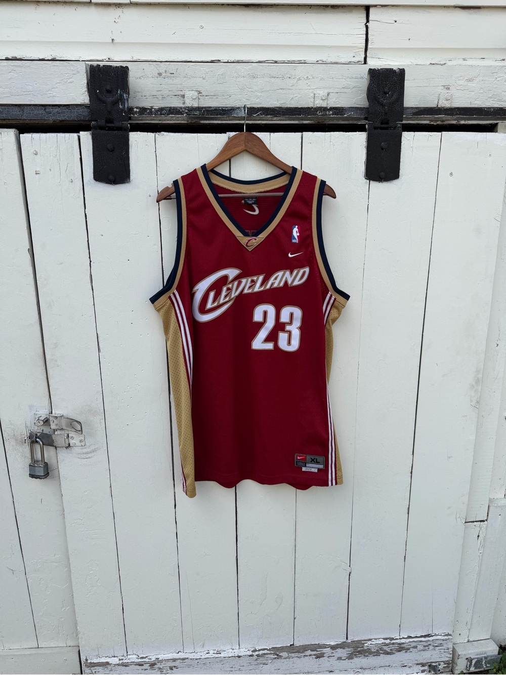 Nike Cleveland Cavaliers Burgundy/Gold #23 Basketball Jersey